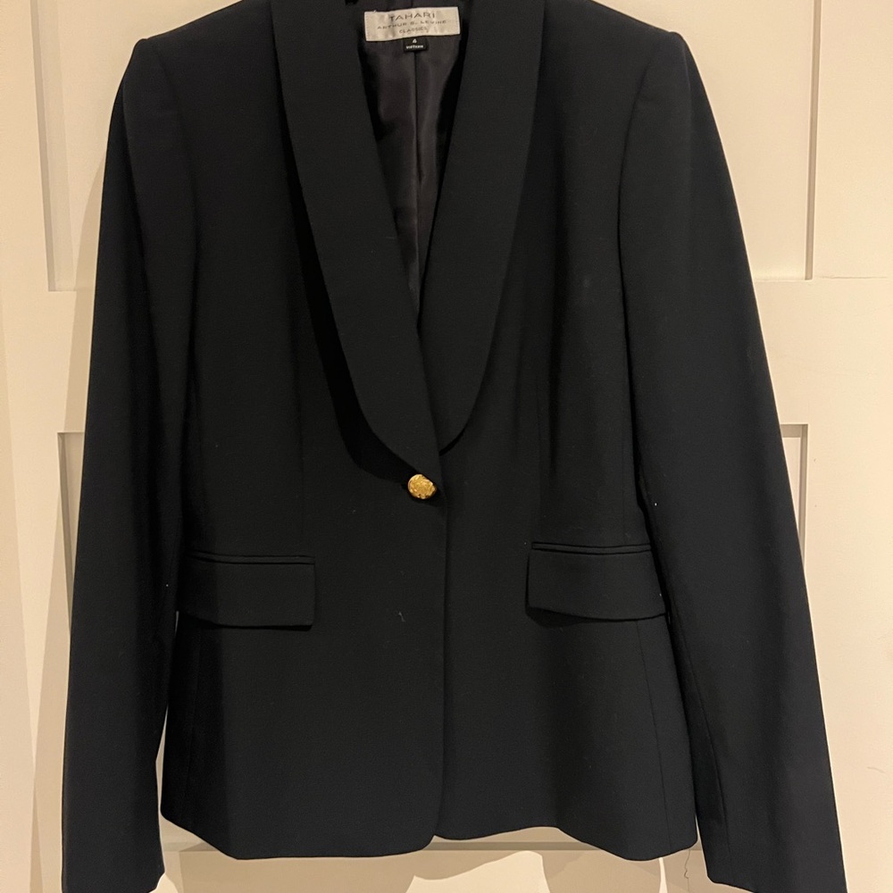 Tahari Woman Blazer with Gold Button